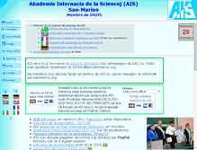 Tablet Screenshot of ais-sanmarino.org